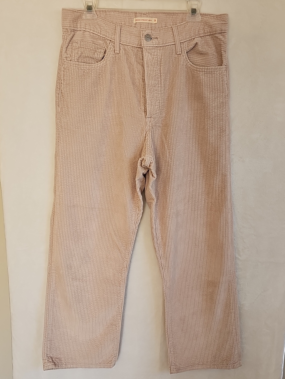 Levi's Corduroy Ribcage Straight Ankle Pants